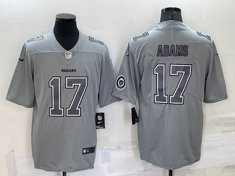 Cheap Men Oakland Raiders 17 Adams Grey 2022 Nike Limited Vapor Untouchable NFL Jerseys